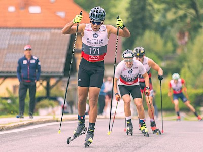 Drei Titel für Anna Hauser bei Skiroller-Meisterschaften